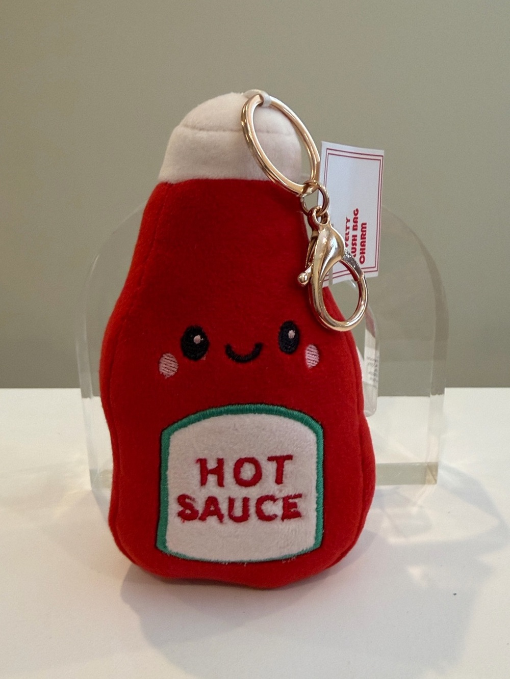 New Target Bullseye Playground Hot Sauce Plush Keychain